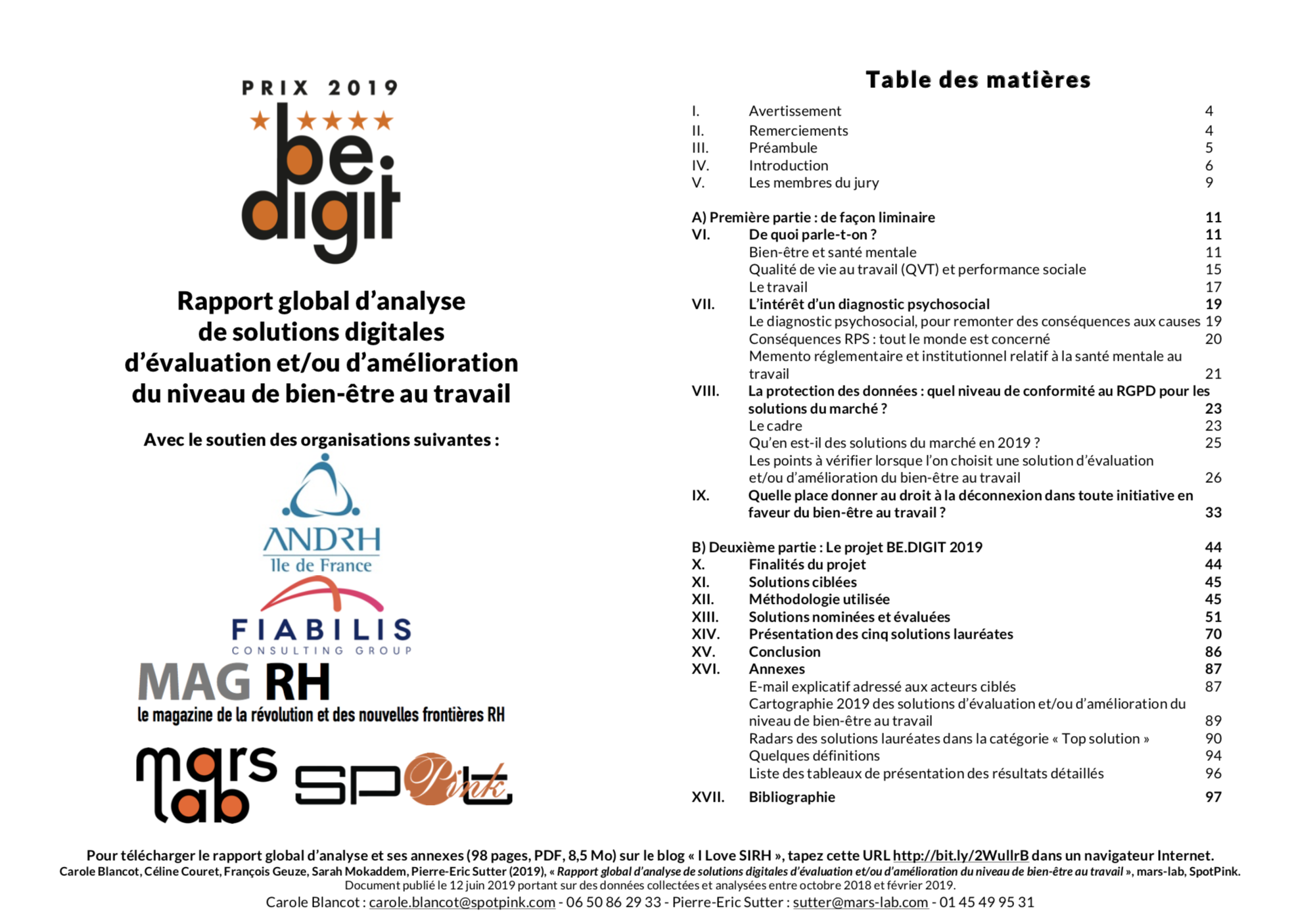 Rapport BE.DIGIT 2019